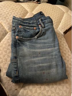 Purple jeans