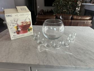 Highly-coveted Libby’s Punch Bowl Set. Pristine Condition. 