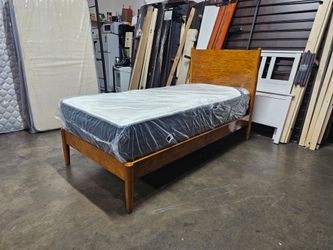 Twin XL bed frame and mattress