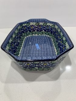 Polish Pottery Deep Dish