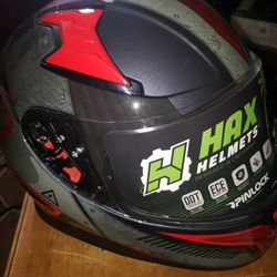 Hax Full Face Motorcycle Impulse Droid Red XL 