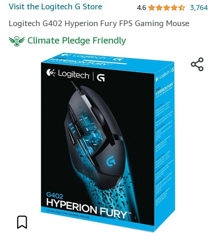 Logitech Hyperion Fury Gaming Mouse 