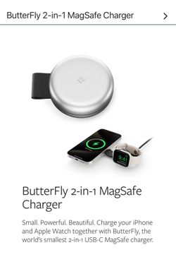 ButterFly 2-in-1 MagSafe Charger - Pickup Only