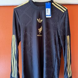 México Jersey Gold /black Jersey Men Small Brand New Original