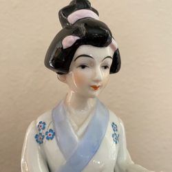 Porcelain China Geisha Lady