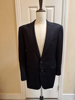 Ermenegildo Zegna Black Wool Blazer – US Size 40R