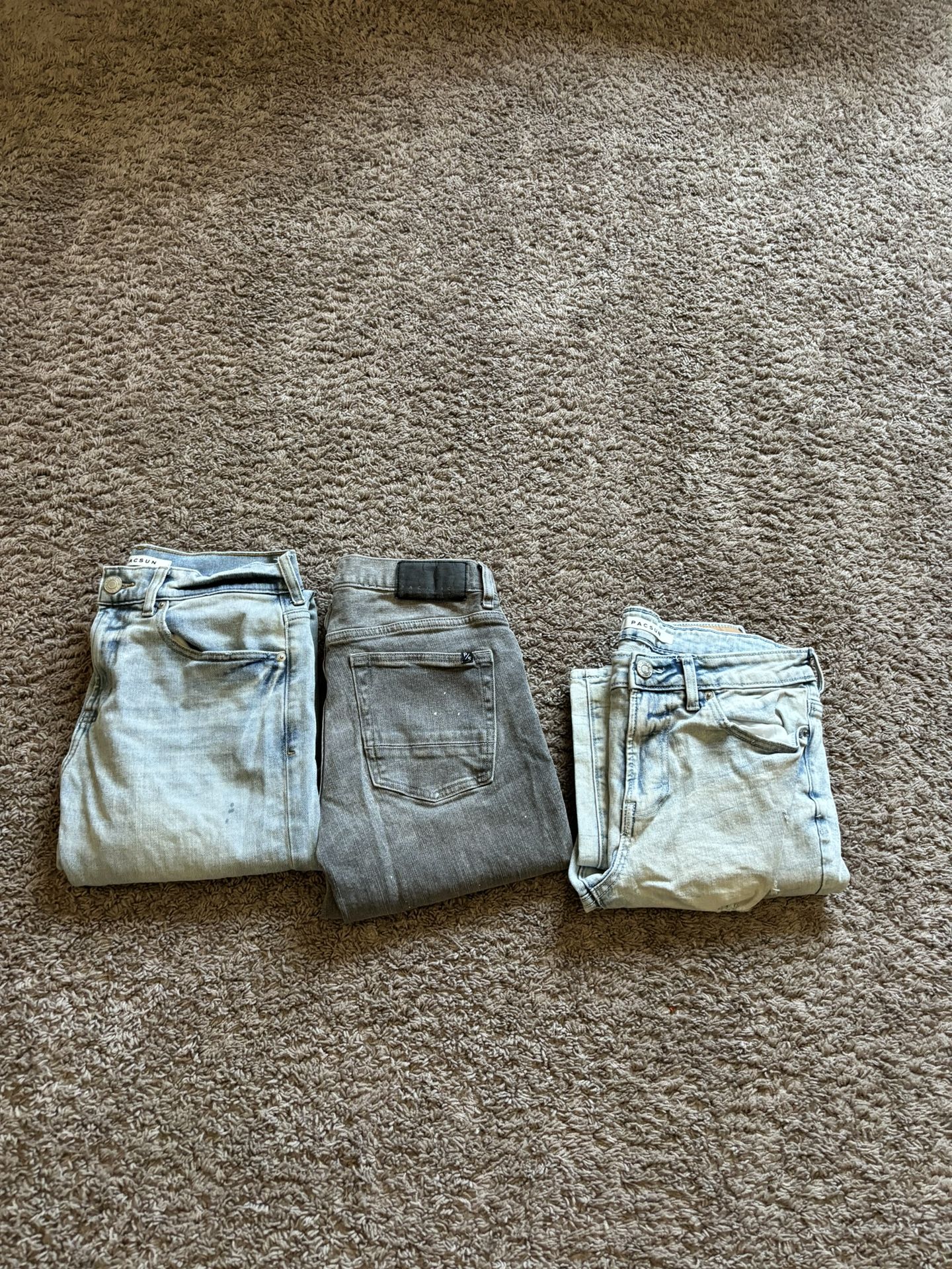 3 Pacsun jeans