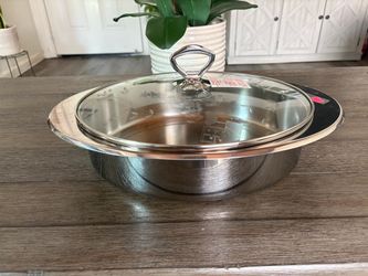 Princess House Heritage Stainless Steel 5 QT Oval