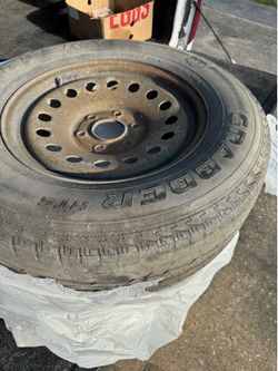 Chevrolet spare wheel and tire