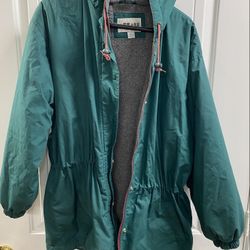 Atease jacket with hoodie size large for women pre owned