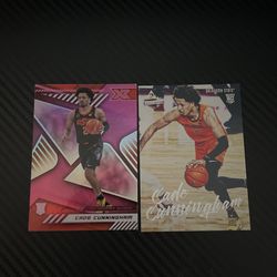 2 Cade Cunningham Rookie Cards 