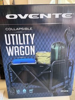 Ovente Collapsible Utility Wagon WFU011B