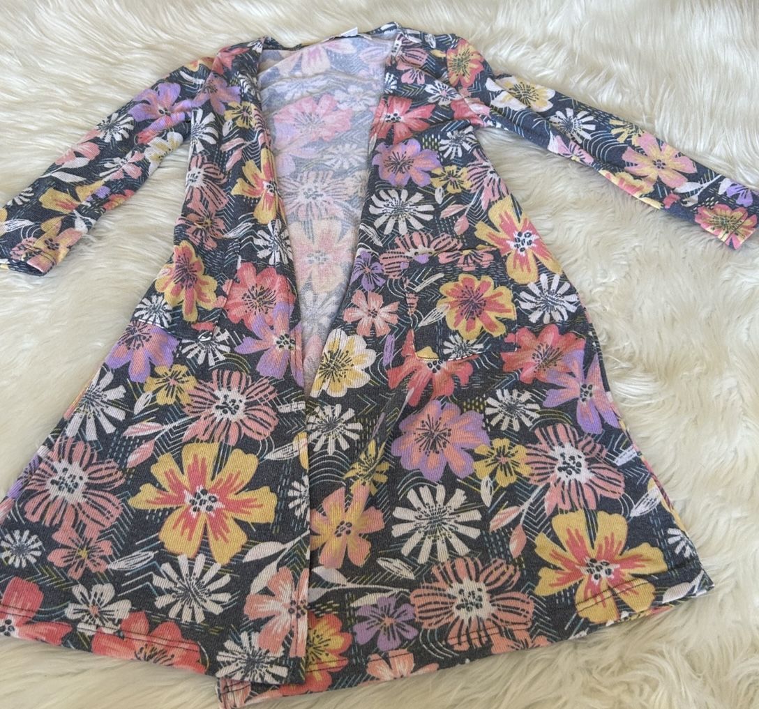 LulaRoe Floral Toddler Cardigan *2T