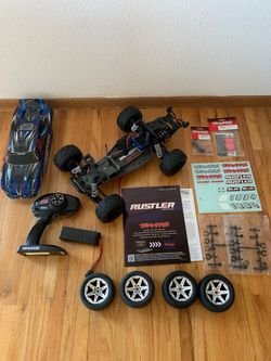 Traxxas Rustler BL-2s w/ Extras