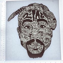 Iron On Heat Transfer  Good For T-shirts Sweaters Jackets T Shirt Design Size Is About 12x10  2pac #93