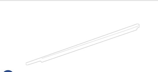 2018-2024 TOYOTA CAMRY REAR RIGHT BELT MOLDING NEW OEM 75(contact info removed)0