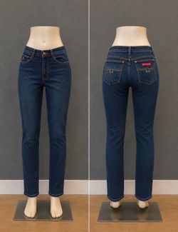 Vintage Braxton Stretch Jeans Mid Rise Straight Leg Denim Size 5 Western Retro