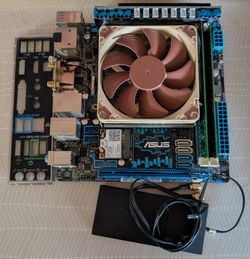 ASUS P8Z77-I DELUXE/WD Mini-ITX LGA1155 COMBO I5-3570 8GB DDR3 RAM Noctua NH-L9i
