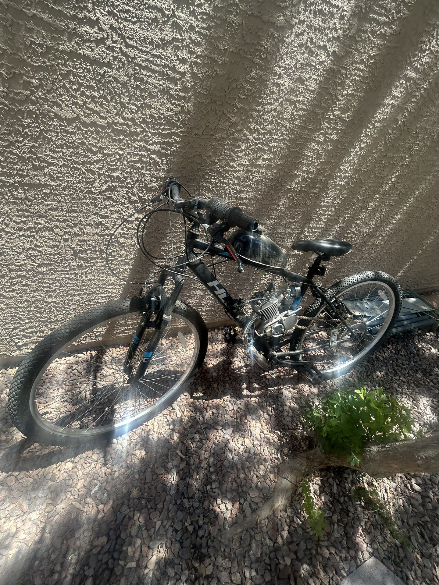 Gas Bicycle On Custom Frame