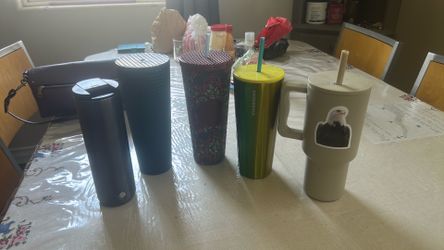 Starburst cups and coffee mug