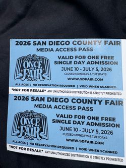 Del Mar Fair Tickets