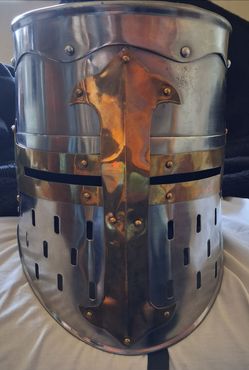 Great Helm Medieval Knight Helmet
