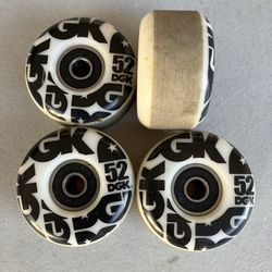 52mm DGK wheels