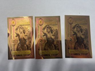 Idaho 1/4 Goldback 24K Gold Notes – Lot of 3