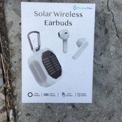 Wireless Earbuds Solar Charging Case