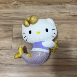 Kidrobot Hello Kitty Zodiac Medium Plush PISCES Edition Sanrio Purple Mermaid