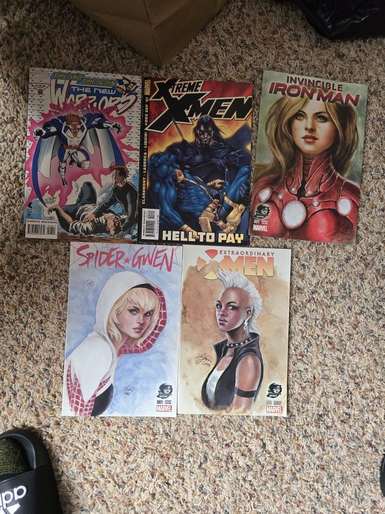 Signed marvel comics