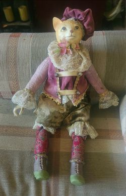 Retired Wayne Kleski Cat Doll Katherine's Collection