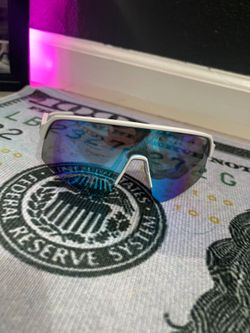 White Oakley shades glasses