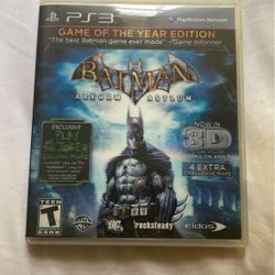 (PRE OWNED) PS3 Batman Arkham Asylum Game Of The Year Edition