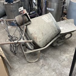 Wheelbarrow Cement Mixer