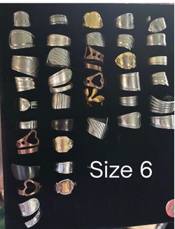 Size 6 mystery spoon ring