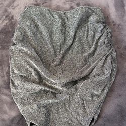 Silver Glitter Skirt- NEED GONE TODAY