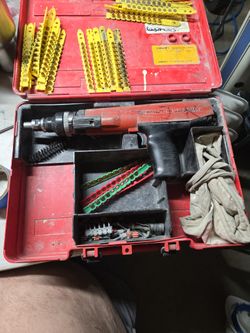 Hilti DX 350 Powder Activated Fastener and Case. Willing To Trade For Other Tools Or Materials. I Have Other Tools On This Side Also