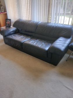 Leather Couch 