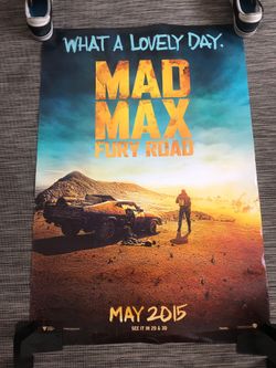 Mad Max Fury Road poster