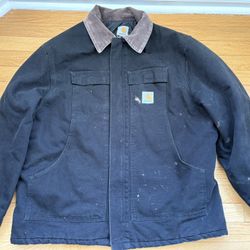    Mens Carhartt  Jacket Size 48 XL insulated duck.    Vest Patagonia Nike Adidas Weights Toys Jerseys Sneakers Bike Scooter Giants Jets Mets Yankees 