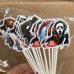 Halloween Cupcake Toppers New