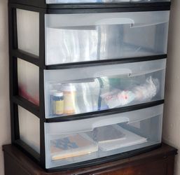 3-Drawer Storage Cart