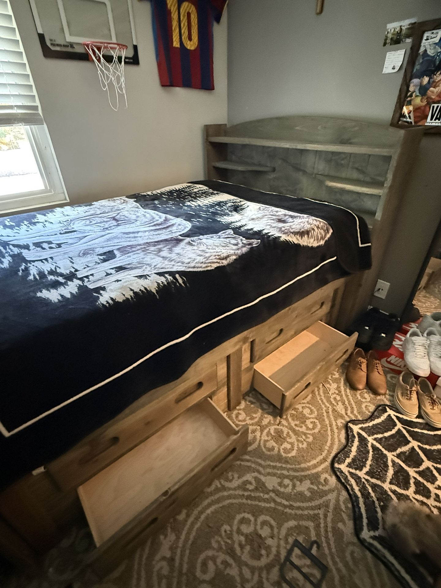 Full Size Wooden Bed Frame