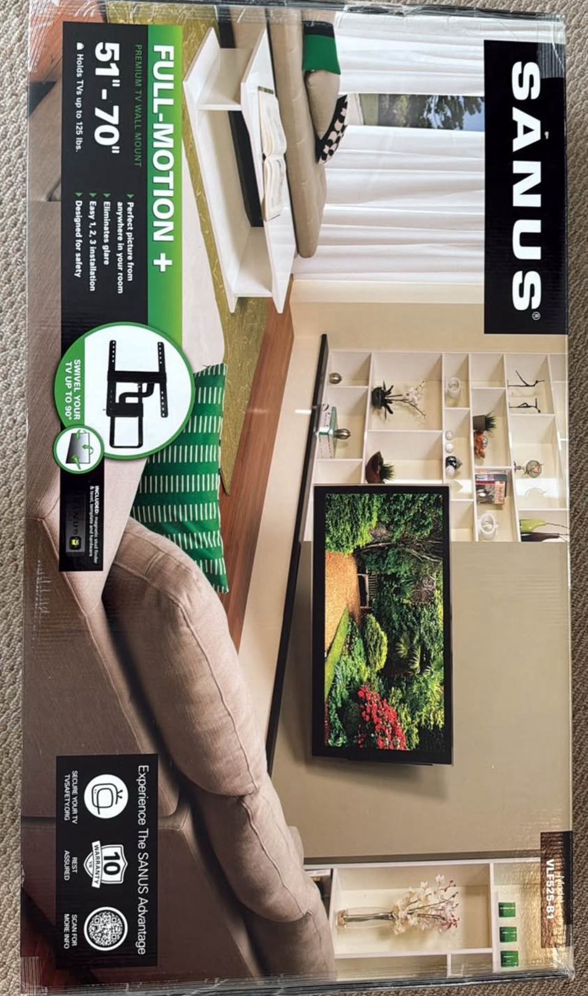 Full Motion Premium TV Wall Mount