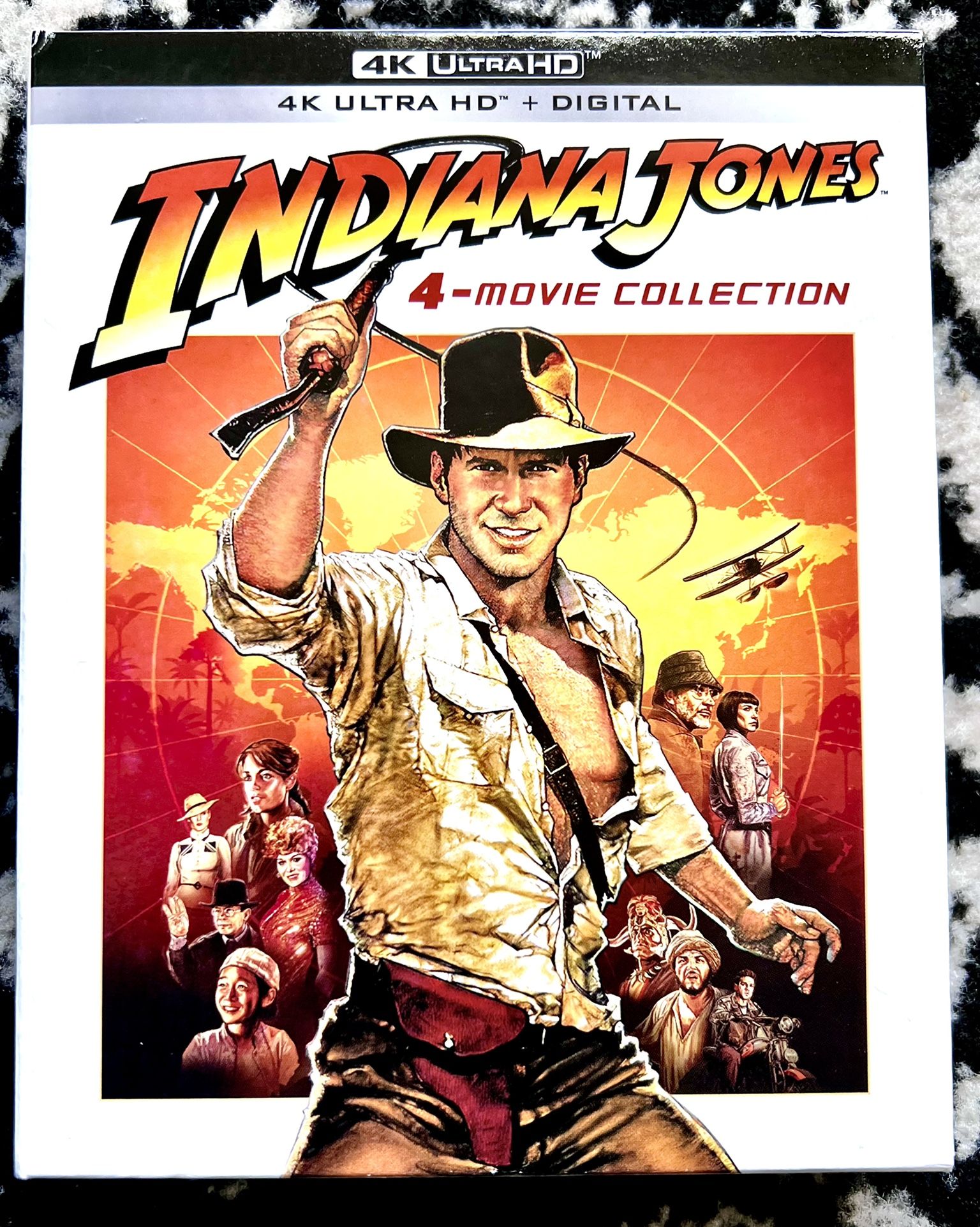 Indiana Jones 4 Movie Collection 4K UHD + Free Aladdin 3D 