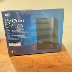 WD My Cloud EX2 Ultra NAS (8TB) - Brand New
