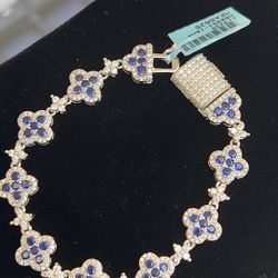 Silver Moissanite Bracelet 