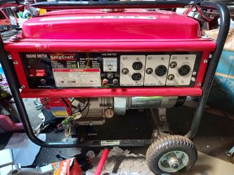 KingCraft 6000W Portable Gas Generator