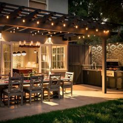 100ft Globe String Light with 32 LED Shattered Proof Bulbs + 2 Extra LED Bulbs